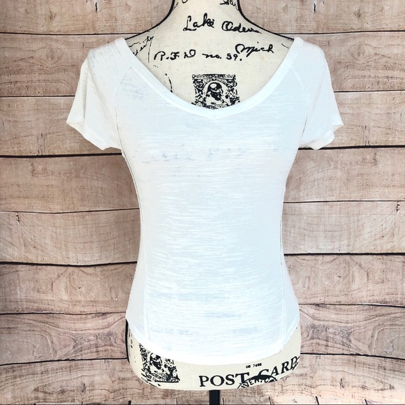 Free People Tops - Free People We the Free White Tee Size XS
